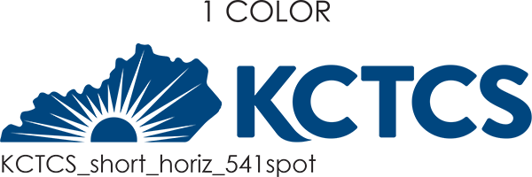 kctcs initial logo horizontal with 1 color