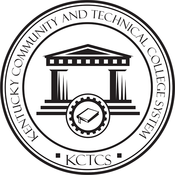 black and white KCTCS Seal