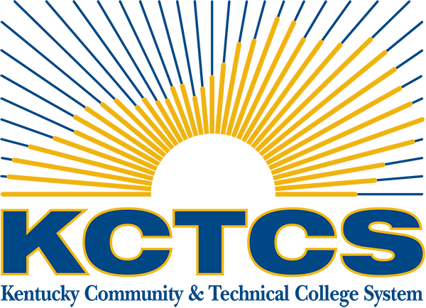 KCTCS with gold ray outline and spelled out name - retired logo