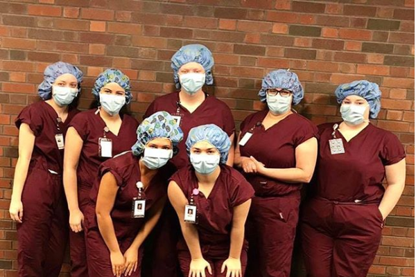 surgical tech students