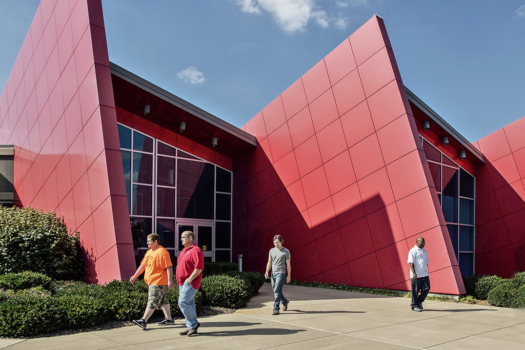 Southcentral's Red Administion building